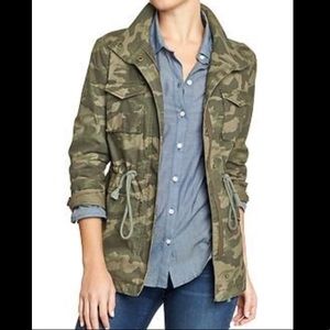 Old Navy Camo Jacket — WORN ONCE